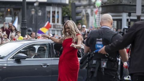 Llegada a la entrega de los Premios Princesa de Asturias 2025