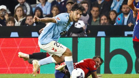 Yoel Lago fue titular en seis de los siete partidos de liga disputados por el Celta.
