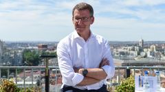 Alberto N��ez Feijoo durante un evento del PP en Madrid.