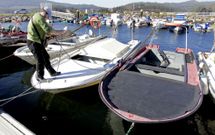 Alguna de las embarcaciones que han sufrido la sustracci�n de los motores en Arcade. 