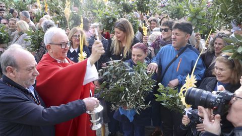 Bendici�n de los ramos en Las Angustias