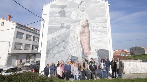 Uno de los dos murales presentados anteriormente, dentro de este proyecto