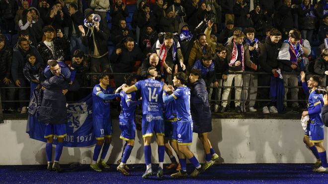 La victoria del Ourense CF ante el Girona FC, en imgenes