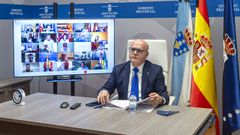 Jos� Manuel Baltar, en la reuni�n telem�tica de la FEMP