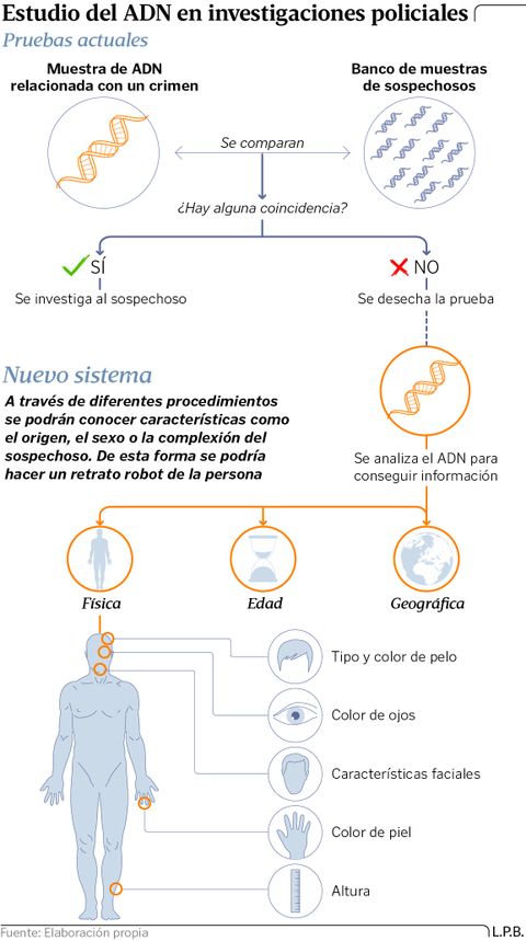 Estudio del ADN en investigaciones policiales