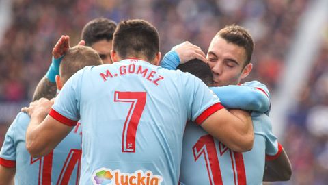 Levante-Celta (0-1) de Primera el 14 de enero del 2018.