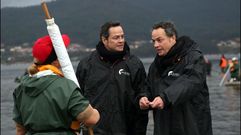 La visita de los hermanos Torres a Noia