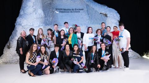 Equipo de voluntariado de la Mostra, en una edici�n anterior 