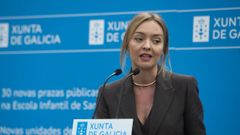 Imagen de archivo de la conselleira de Poltica Social e Igualdade, Fabiola Garca.
