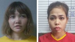 Las dos acusadas del asesinato.