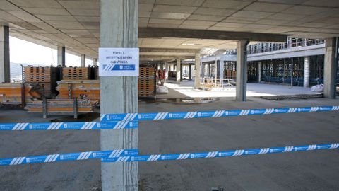 el presidente de la Xunta Alfonso Rueda visita las obras del hospital Gran Montecelo