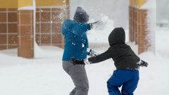 Los m�s peque�os disfrutaron de sus vacaciones escolares en la nieve