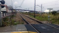 V�as del centro de Avil�s que se soterrar�an con la propuesta del PSOE.V�as del centro de Avil�s 