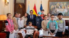 El colegio �ngela Ruiz Robles con el alcalde Jos� Manuel Rey