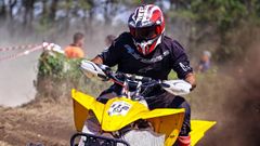Diego Dopico, piloto de quad