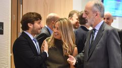 Felipe Quint, presidente de la Asociacin Espaola del Aluminio y director general corporativo de Exlabesa (izquierda); con los eurodiputados Susana Sols y Francisco Milln Mon