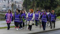 Participantes en la andaina Sementando Igualdade, este s�bado