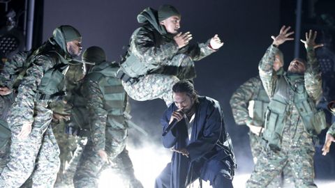 Espectacular actuaci�n de Kendrick Lamar