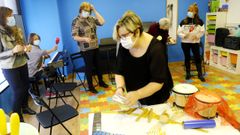 Una sesi�n de musicoterapia para asociadas de Affinor