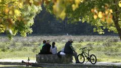 Imagen del paseo de San L�zaro de Noia, concello en el que se han detectado nuevos casos de covid