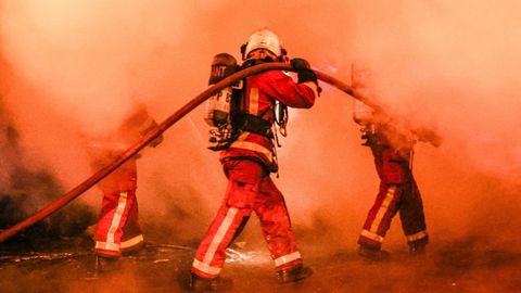 Bomberos franceses