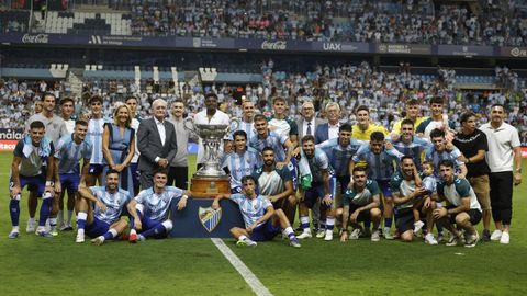 El Mlaga, tras conquistar en pretemporada el Trofeo Costa del Sol frente al Betis