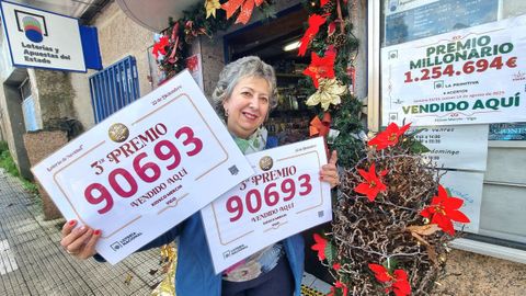 En la administraci&oacute;n de Merchi de Bembrive, en Vigo, se vendieron cinco d&eacute;cimos del tercer premio de la Loter&iacute;a de Navidad, el 90693