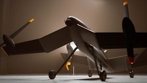 Un dron en una imagen de archivo.