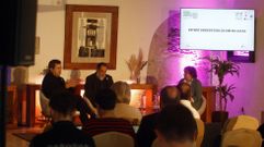 Mario Crecente y Manuel Chaín explicaron el estado actual de la candidatura de la Ribeira Sacra a patrimonio mundial