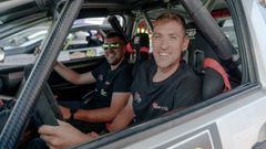 Pablo Rodr�guez y su hermano David, a bordo del Citroen C2 GT