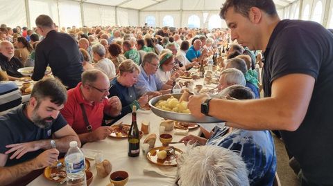 Imagen de la Feira da Carne del ao pasado en Montederramo.