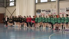 Goldie Xiria y Encaixe de Camari�as, antes de un encuentro en diciembre