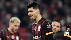 lvaro Morata, durante el partido de la Liga Europa entre el Galatasaray y el Alkmaar
