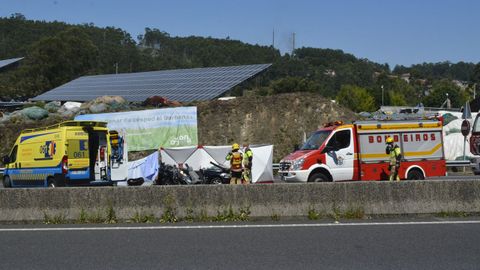 La autova de Barbanza fue escenario, el pasado mes de julio, de uno de los cinco accidentes mortales registrados en la comarca en lo que va de ao