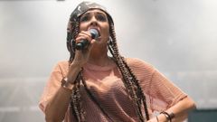 La cantante de hipo-hop W�yza. 