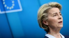 La presidenta de la Comisi�n Europea, Ursula Von der Leyen