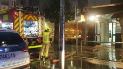 Incendio en un narcopiso de la calle Alfredo Bra�as