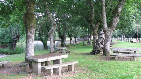 Playa fluvial de Baamonde, en Begonte