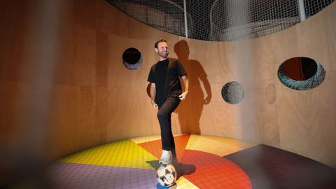 Exhibicin inmersiva 'Football City, Art United', Juan Mata