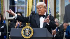 Trump, en una imagen del pasado da 6 en la Casa Blanca