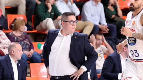 Epi, en un momento del partido ante el Tizona en El Plant�o