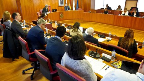 Imagen de archivo del pleno de Vigo