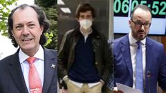 Por la izquierda, Alberto Garca Hevia, Jos Ramn Garca Menndez e Ignacio Blanco