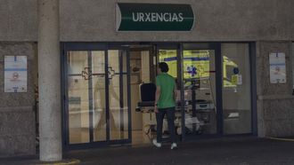 Entrada al servicio de urgencias de un hospital.