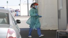 Zona covidauto del HULA