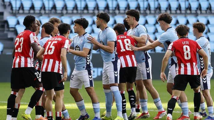 El Bilbao Athletic se adelant� en Bala�dos, pero el Celta Fortuna acab� sumando los tres puntos con dos goles postreros.