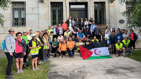 Imagen de archivo de una andaina solidaria celebrada en la zona de Arousa en favor del pueblo saharaui