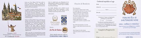 El artista Chencho Pardo dise�� una credencial que a�na historia y s�mbolos jacobeos. 