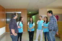 Cu��a y Casares conversaron con monitores en el inicio de la actividad, que es en el Manuel Rivero.