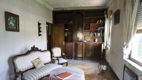 Dentro de la casa de los Eiroa en Xuvia.